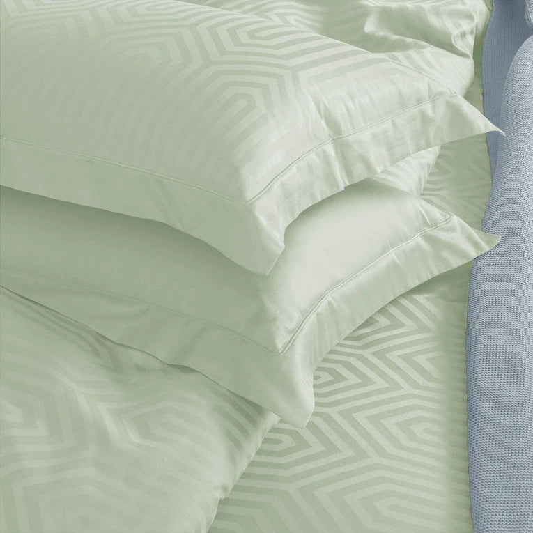 550 TC Italian Jacquard 100% Cotton Green