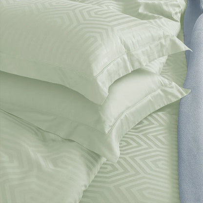 550 TC Italian Jacquard 100% Cotton Green