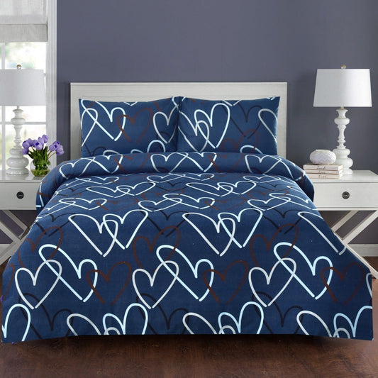 Cozy Double Bed 3pcs Bedsheet