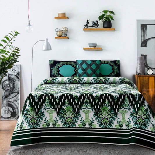 Mixed Shaper Printed Bedsheet