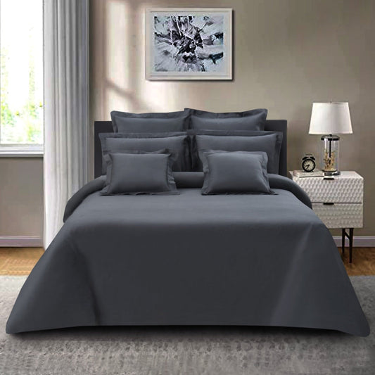 Satin Charcoal Bedsheet